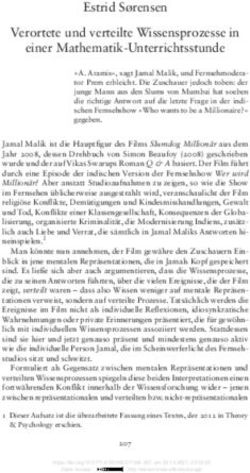 Estrid Sørensen Verortete und verteilte Wissensprozesse in einer Mathematik-unterrichtsstunde