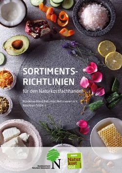 SORTIMENTS-RICHTLINIEN - f&uuml;r den Naturkostfachhandel - Bundesverband Naturkost ...