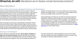 Klimaschutz, der wirkt: Was k&ouml;nnen wir im Kanton und der Gemeinde erreichen? - WWF Schweiz