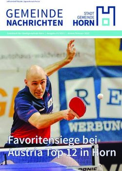 GEMEINDE NACHRICHTEN - Favoritensiege bei Austria Top 12 in Horn - Stadtgemeinde Horn