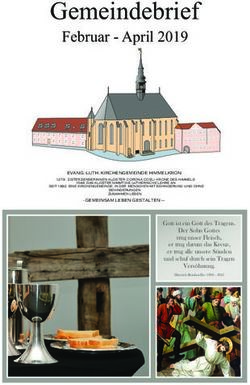 Gemeindebrief Februar - April 2019 - Kirchengemeinde-Himmelkron