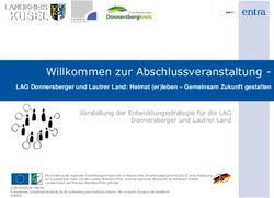Willkommen zur Abschlussveranstaltung - LAG Donnersberger und Lautrer Land: Heimat (er)leben - Gemeinsam Zukunft gestalten - Entraportal