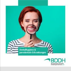 Dentalhygiene & parodontale Erkrankungen - BDDH
