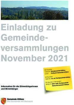 Einladung zu Gemeinde-versammlungen November 2021