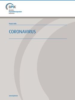 CORONAVIRUS Praxis-Info - www.bptk.de