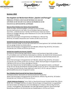 Sommer 2019 Das Angebot von Neckermann Reisen "Spanien und Portugal"