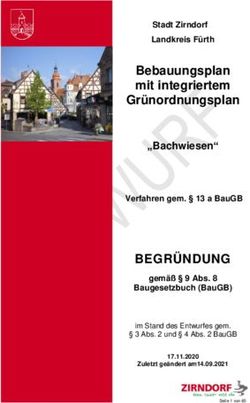 BEGRÜNDUNG - Bebauungsplan mit integriertem Grünordnungsplan