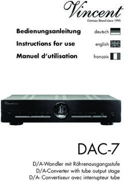 DAC-7 - Bedienungsanleitung deutsch Instructionsforuse english Manuel d'utilisation français