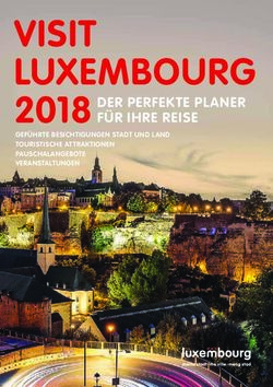 VISIT LUXEMBOURG 2018 - DER PERFEKTE PLANER FÜR IHRE REISE - Luxembourg City ...