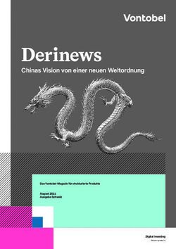 Derinews Chinas Vision von einer neuen Weltordnung - Das Vontobel-Magazin für strukturierte Produkte - "derinet", "Vontobel"