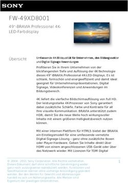 FW-49XD8001 49"-BRAVIA Professional 4K- LED-Farbdisplay - pro.sony