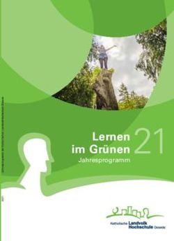 21 Lernen im Grünen Jahresprogramm - Katholische ...