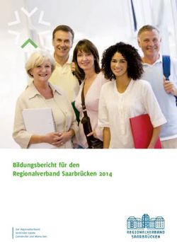 Bildungsbericht f&uuml;r den Regionalverband Saarbr&uuml;cken 2014