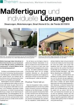 Maßfertigung und - Büscher Sonnenschutz