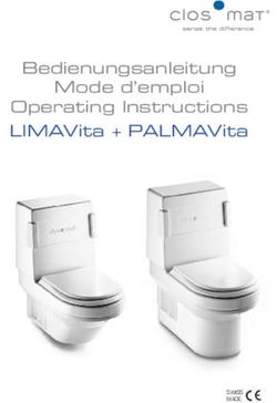 Bedienungsanleitung Mode d'emploi Operating Instructions LIMAVita + PALMAVita