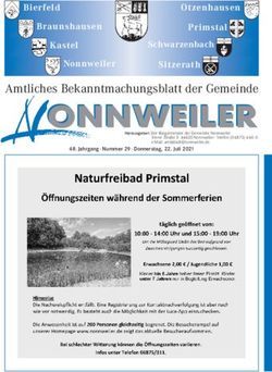 ONNWEILER Amtliches Bekanntmachungsblatt der Gemeinde