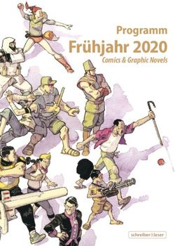 Fr&uuml;hjahr 2020 Programm - Comics & Graphic Novels - Kaktus.net