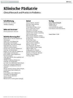 Klinische P&auml;diatrie Clinical Research and Practice in Pediatrics - Thieme Gruppe