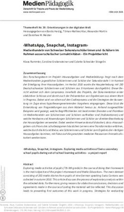 WhatsApp, Snapchat, Instagram - Zeitschrift für ...