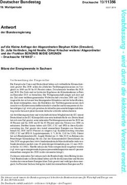 Antwort der Bundesregierung - Deutscher Bundestag - DIP21