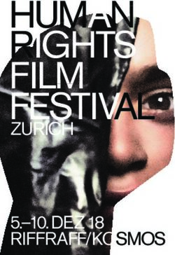 HUMAN RIGHTS FILM FESTIV AL - ZURICH 5.-10. DEZ 18 RIFFRAFF/KOSMOS - Public Eye