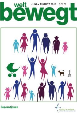 Welt welt JUNI - AUGUST 2018 C 51 78 - Generationen - Nordkirche weltweit