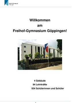 Willkommen am Freihof-Gymnasium Göppingen! - 4 Gebäude 94 Lehrkräfte 934 Schülerinnen und Schüler