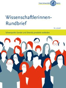 Wissenschaftlerinnen-Rundbrief - Schwerpunkt: Gender und Diversity produktiv verbinden - Freie Universität Berlin