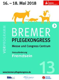 16 18. Mai 2018 - Fremdsein Herausforderung - Bremer Pflegekongress