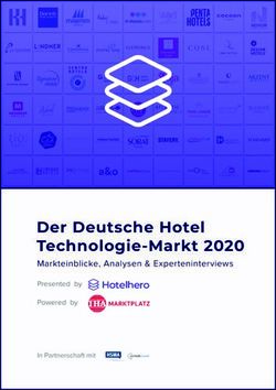 Deutscher Hotel Technologie Report - Hotelbird