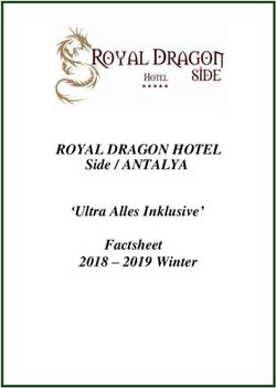 ROYAL DRAGON HOTEL Side / ANTALYA 'Ultra Alles Inklusive' Factsheet 2018 - 2019 Winter