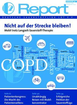 Nicht auf der Strecke bleiben! - Mobil trotz Langzeit-Sauerstoff-Therapie - Sauerstoffliga