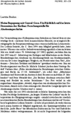 Meine Begegnung mit Conrad Grau. Ein R&uuml;ckblick auf das letzte Dezennium der Berliner Forschungsstelle f&uuml;r Akademiegeschichte