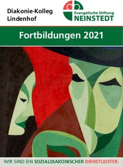 Fortbildungen 2021 Diakonie-Kolleg Lindenhof - WIR SIND EIN SOZIALDIAKONISCHER DIENSTLEISTER - Evangelische ...