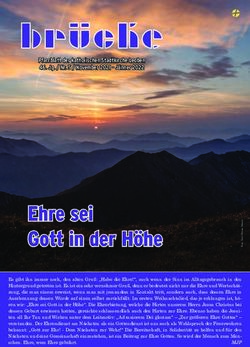 Ehre sei Gott in der H&ouml;he - Stadtkirche Leoben