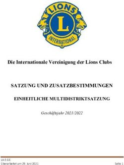 SATZUNG UND ZUSATZBESTIMMUNGEN - Die Internationale Vereinigung der Lions Clubs EINHEITLICHE MULTIDISTRIKTSATZUNG