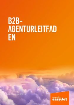B2B- AGENTURLEITFAD EN - EasyJet