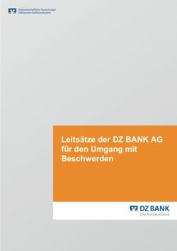 Leitsätze der DZ BANK AG für den Umgang mit Beschwerden