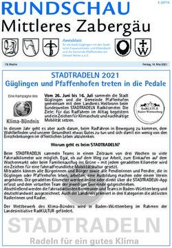 STADTRADELN 2021 G&uuml;glingen und Pfaffenhofen treten in die Pedale