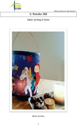 St. Martinsfest 2020 Andacht und Umzug f&uuml;r Daheim - Pfarrverband Esting-Olching