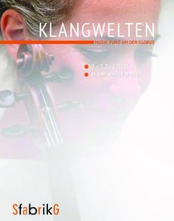 KLANGWELTEN MUSIK RUND UM DEN GLOBUS 35. ABO-KONZERTZYKLUS - Sargfabrik