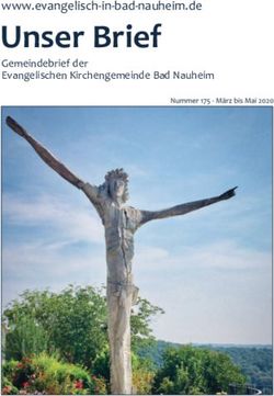 Unser Brief www.evangelisch-in-bad-nauheim.de - Gemeindebrief der Evangelischen Kirchengemeinde Bad Nauheim - Evangelisch in Bad Nauheim