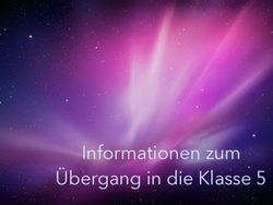 Informationen zum &Uuml;bergang in die Klasse 5 - Grundschule ...