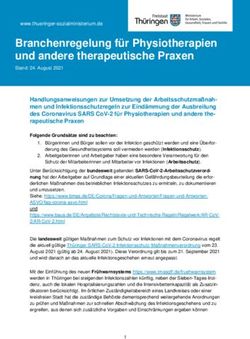 Branchenregelung f&uuml;r Physiotherapien und andere therapeutische Praxen