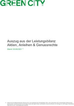Auszug aus der Leistungsbilanz Aktien, Anleihen & Genussrechte