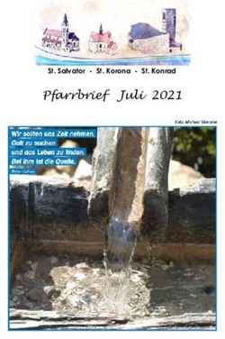 Pfarrbrief Juli 2021 St. Salvator - St. Korona - St. Konrad - Pfarrverband Hacklberg