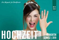 MediadateN schweiz|2019 - Das Magazin für Brautpaare - Terra-Verlag