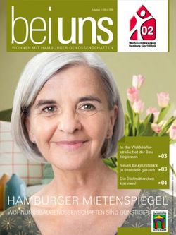 Bei unsAusgabe 1 / M&auml;rz 2018 - Wohnungsverein Hamburg ...