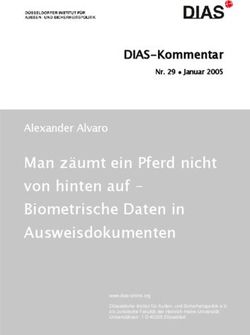 Man zäumt ein Pferd nicht von hinten auf - Biometrische Daten in Ausweisdokumenten