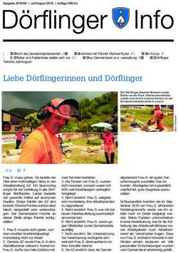 Liebe Dörflingerinnen und Dörflinger - Dörflingen